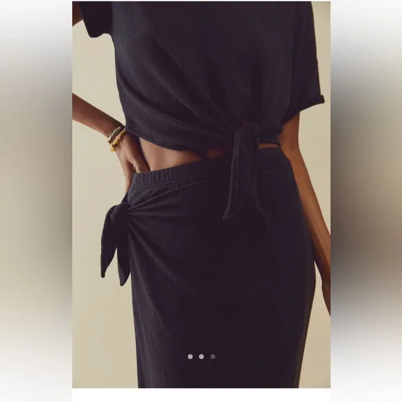 FREE PEOPLE | Jocelyn SET Top + wrap Skirt M - Picture 3 of 5